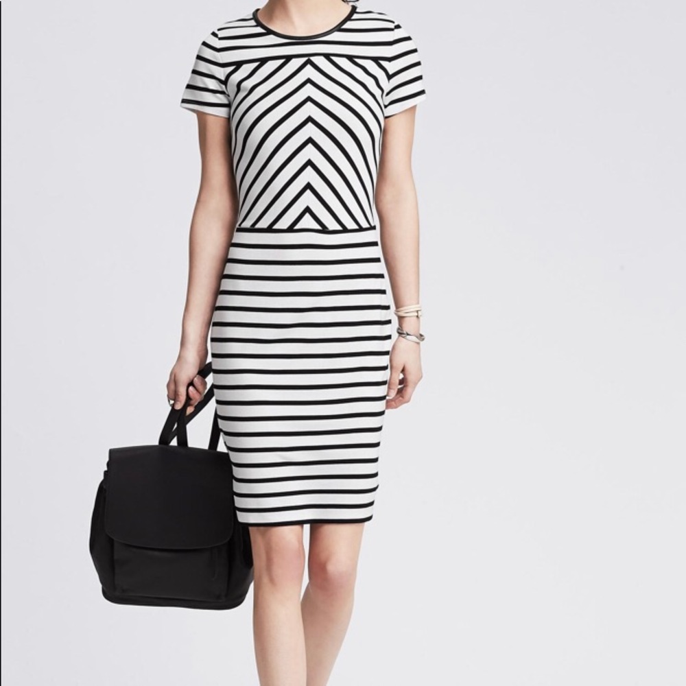 NWT BR fitted dress size 12p